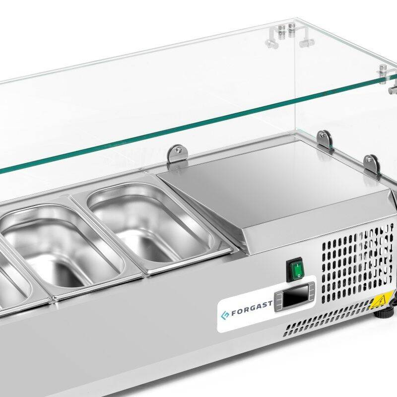 Hűtött, üvegezett felépítmény Forgast 9 GN 1/4 | FORGAST FG07409