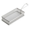 Tálalókosár SNACKHOLDER, rozsdamentes acél, 21.5x10x4.5 cm | APS 40610