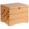 Büfé doboz SEWING BASKET, fa, barna színű, 70.5x37x53.5 cm | APS 11711