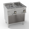Elektromos olajsütő 2 medencével, állvánnyal - kapacitás 2x8 l | TECNOINOX 716053