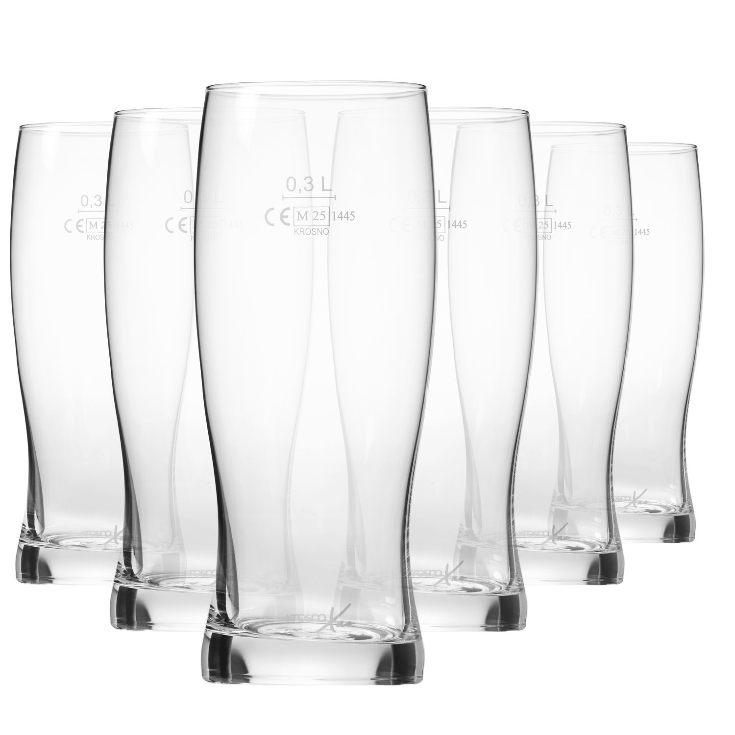 Söröspoharak XNO BEER TUMBLER 390 ICE, 390 ml, 6 darabos készlet | KROSNO GLASS F687334030025380