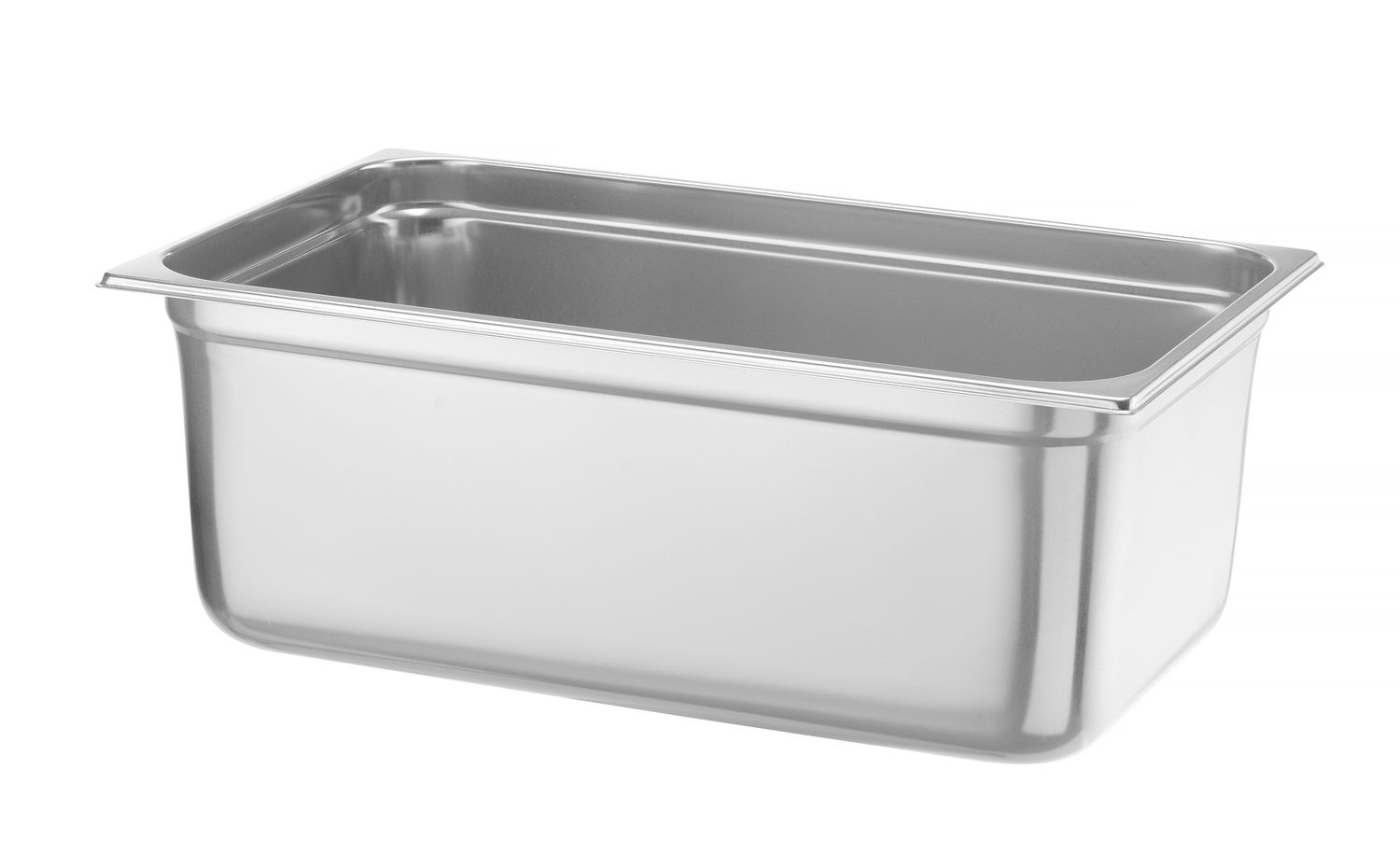 GN 1/1 tárolóedény 20 cm mély, rozsdamentes acélból, PROFI LINE | HENDI 801208