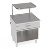 Munkaasztal polccal salamanderhez Tecno74 80x70x90 cm | TECNOINOX 716098