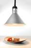 Ételmelegítő lámpa, ezüst színű, 27.5 cm, 0.25 kW | HENDI 273869