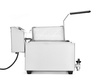 Mastercook digitális vezérlőpaneles elektromos olajsütő leeresztőcsappal, 8 l, 3.5 kW | HENDI 207369