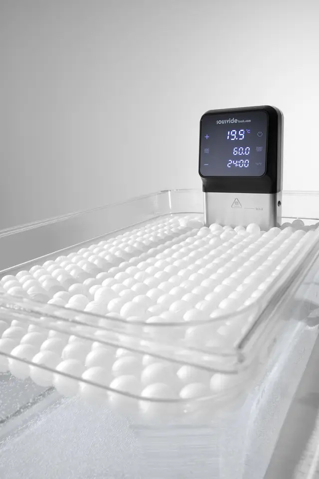 Sous-vide főzőgolyók, 500 db, fehér, polipropilén, 2 cm | HENDI 551998