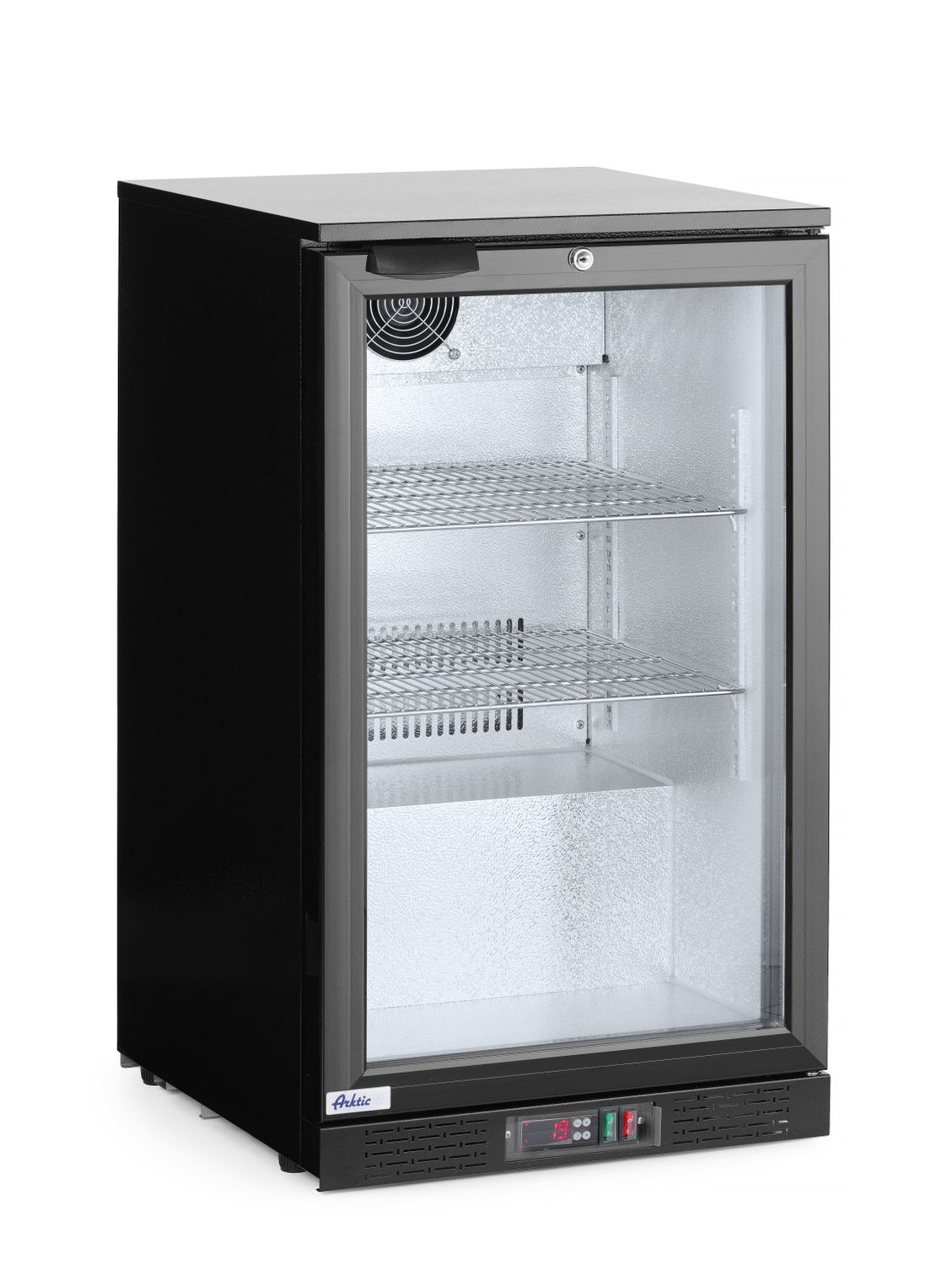 Bárital-hűtő italokhoz 118 l, alumínium, fekete, 2–10°C | ARKTIC 233900