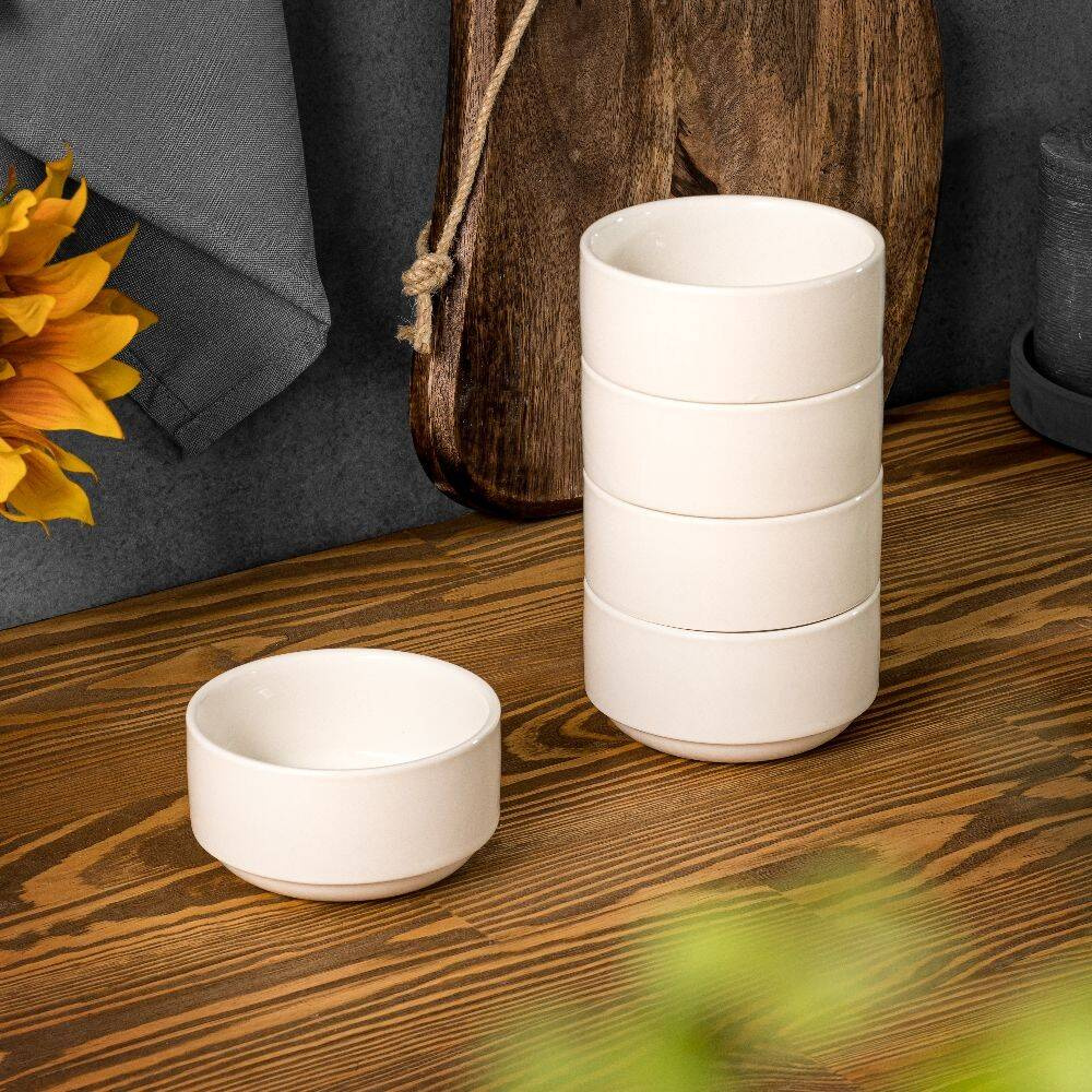 Tálka rakásolható porcelán Modermo Prima, 10,1 cm | MODERMO MP039