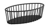 Kosár URBAN, fekete, 21x10x6,5 cm | APS 30412