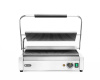 Kontakt panini grill XL, bordázott sütőlapok, 2,7 kW | HENDI 263624