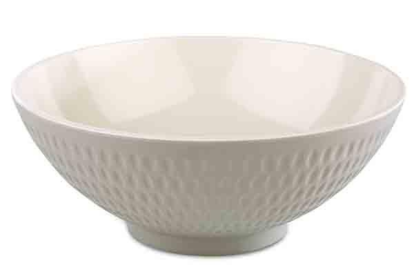 Tál ASIA PLUS, melamin, fehér-szürke, 20x8 cm, 1,1 l | APS 15404