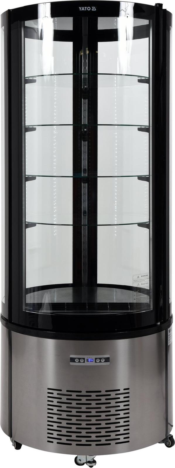 Hűtővitrin 400 l kerek | YATO YG-05098