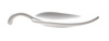 Előételes tálka LEAF, melamin, fehér, 10x4.5x1 cm | APS 83887