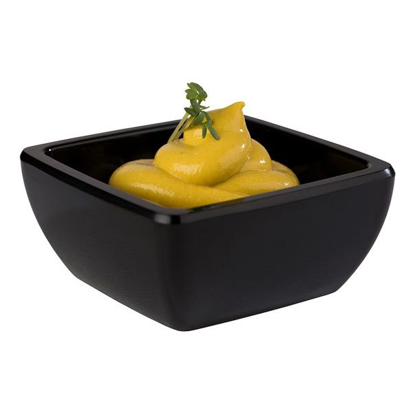 Tál PURE melaminból fekete | APS 84426