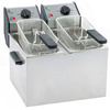 Elektromos olajsütő 2 medencés, 2x5 l, 2x3.2 kW | ROLLER GRILL FD50D