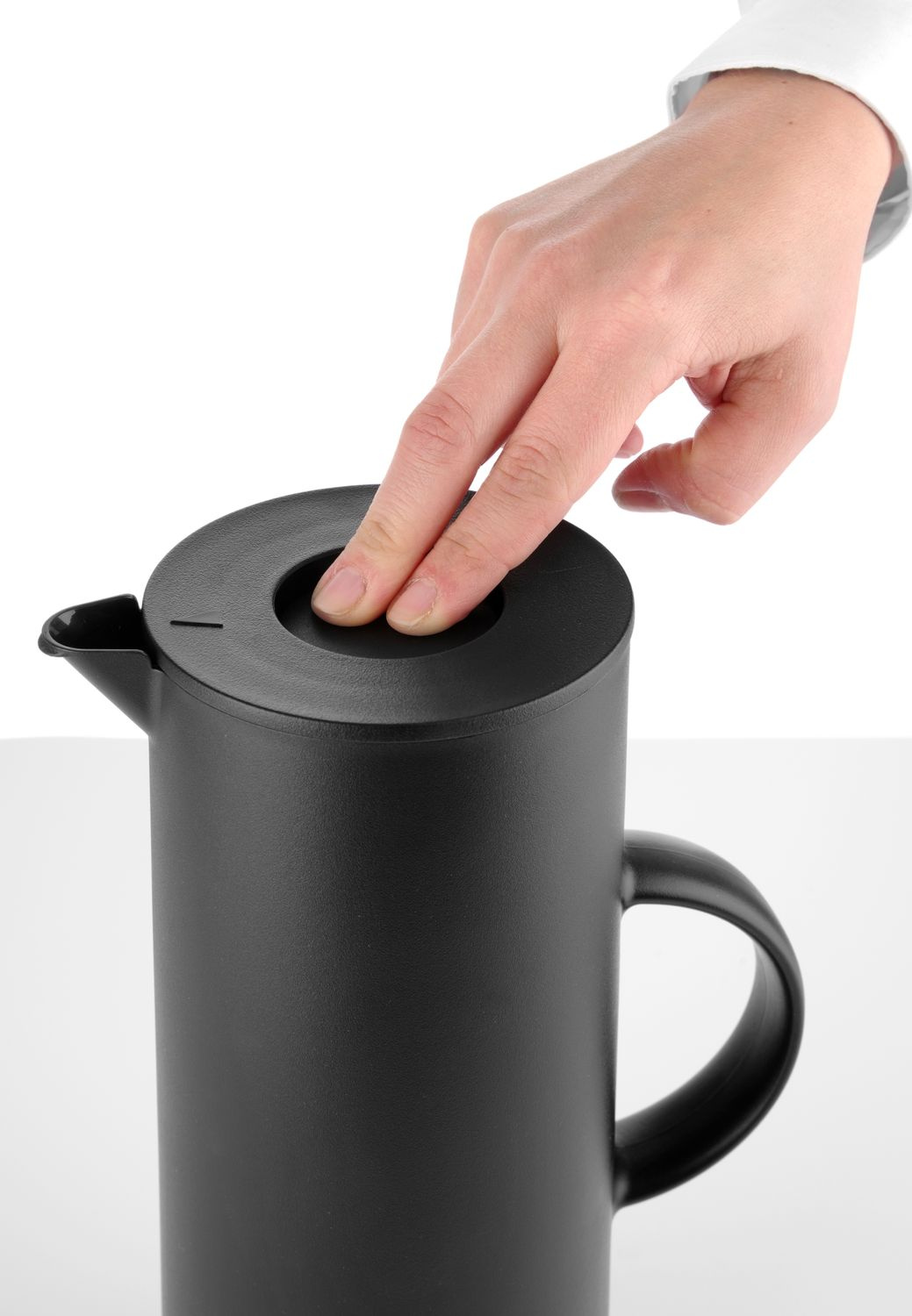 Konferenciatermosz üvegbetéttel, 1 l, magasság 28,9 cm | HENDI 449615