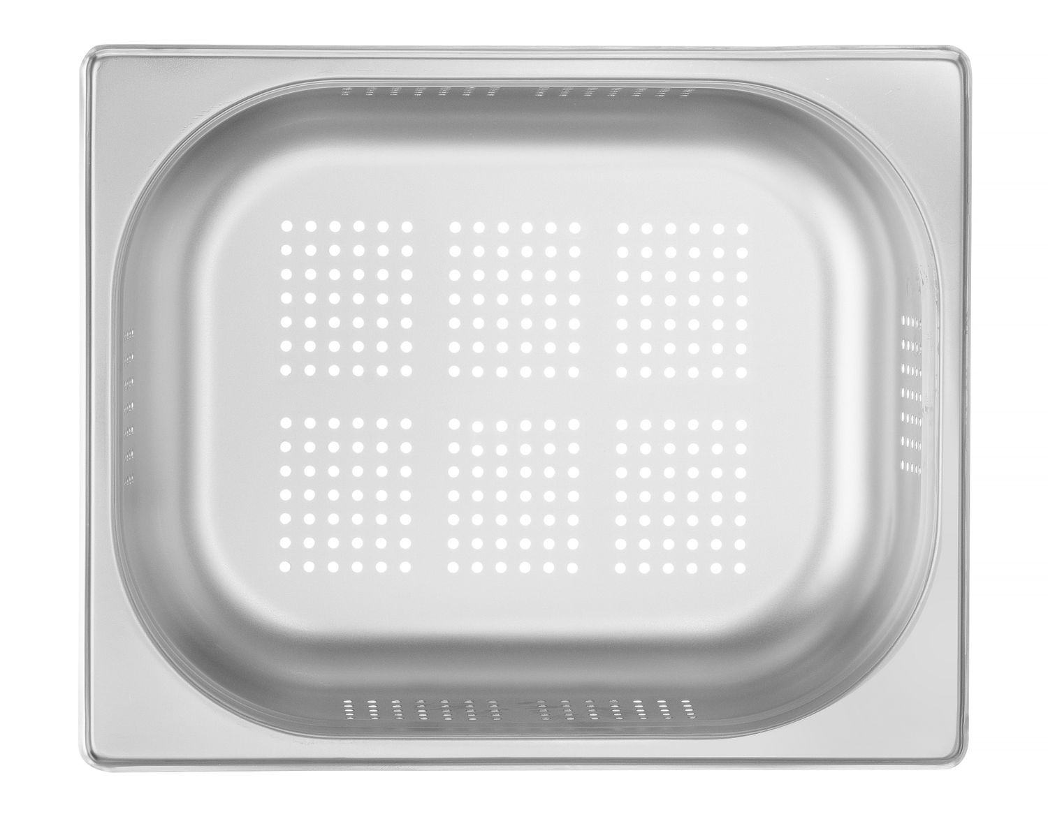 GN 1/2 edény, mélység 10 cm, rozsdamentes acélból, KITCHEN LINE, perforált | HENDI 807330