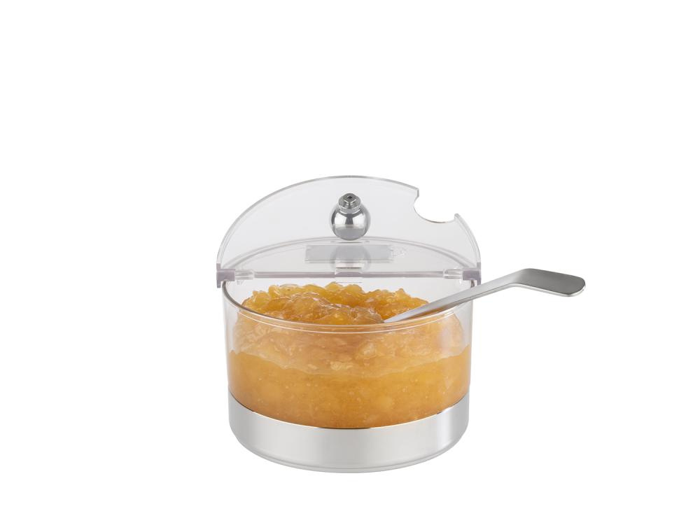Kis hűtőtál acél talppal Mini TOP FRESH betéttel és fedéllel, 15x11.5 cm | APS 11810