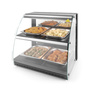 Melegentartó vitrin, kétszintes, 97 l, 0,56 kW | HENDI 233962