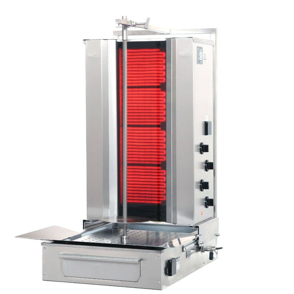 Gyrosz (kebab) elektromos, 70 kg, 7,6 kW | POTIS F CE4
