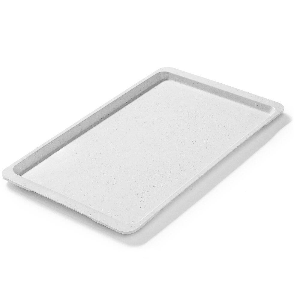 Téglalap alakú poliészter tálca szürke, 53x32,5 cm, GN 1/1 | FORGAST FG12511