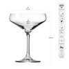 Pohár XNO COUPETTE 260, 260 ml, 6 darabos készlet | KROSNO GLASS F57D494022001010
