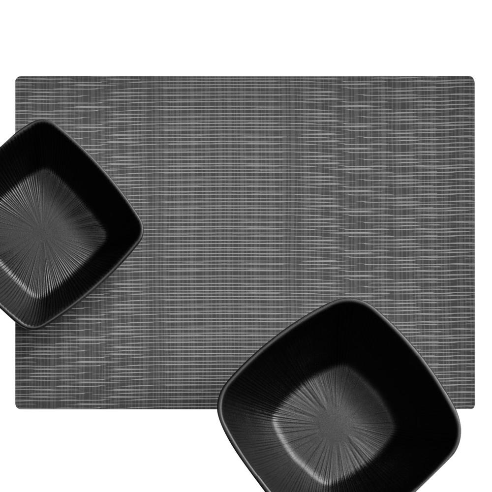 Alátét az asztalra VELMA, szilikon, szürke, 45x33x0.1 cm | APS 60589