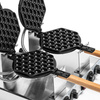 Elektromos dupla buborékos gofrisütő 2 gofrihoz, 2,8 kW, 230 V | FORGAST FG09722