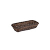 Polipropilén kosár GN LINE, téglalap alakú, fekete-barna, GN 1/3, 32,5x17,5x7 cm | APS 40223