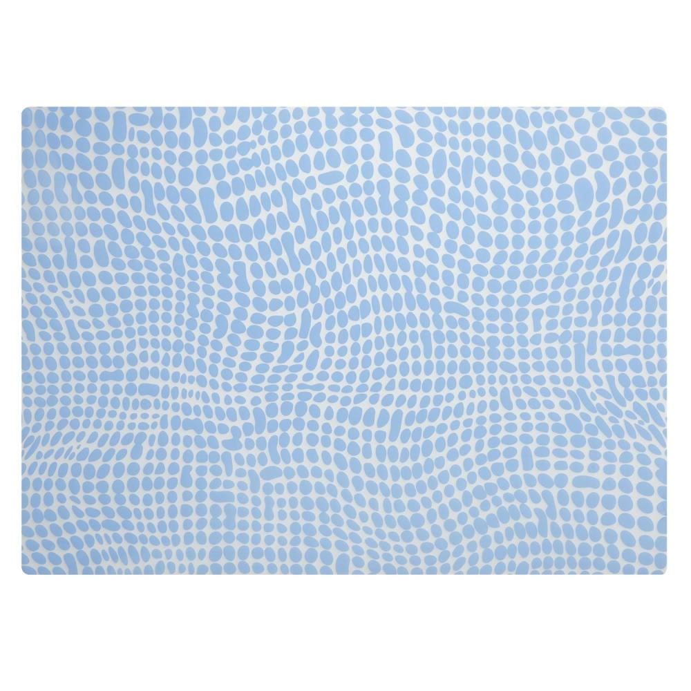 Alátét VELMA asztalra, szilikon, kék, 45x33x0,1 cm | APS 60590