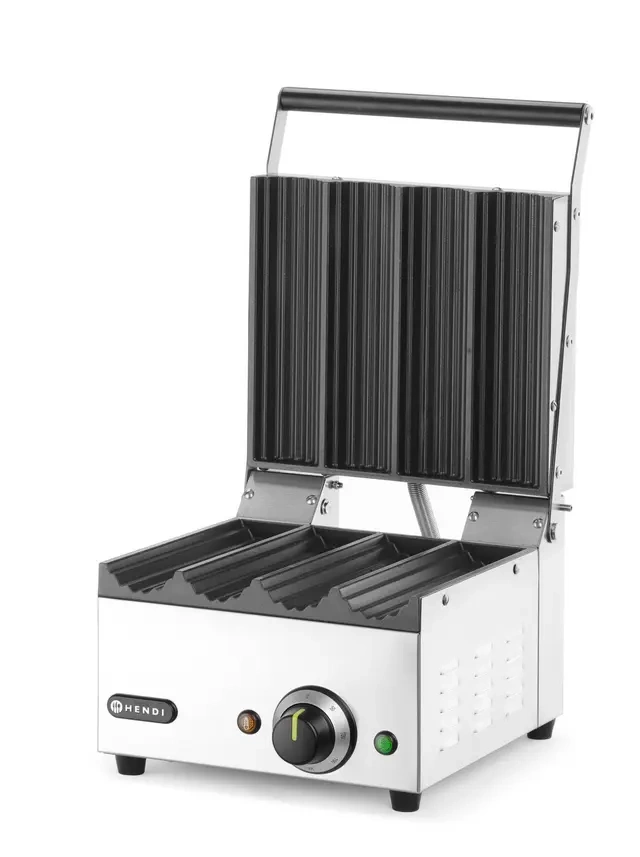Grill kontaktos Hot-Doghoz, Paninihez 230 V 1,8 kW | HENDI 263594