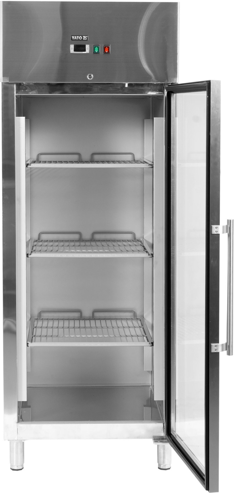 Hűtőszekrény üvegajtóval 650 l | YATO YG-05225