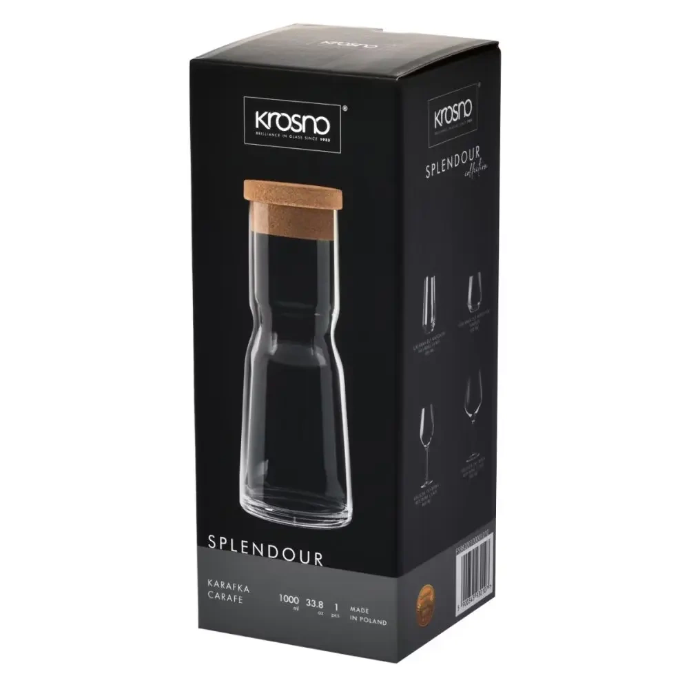 Kancsó természetes parafadugóval Splendour 1000 ml | KROSNO GLASS F598200100001010