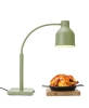 Ételek melegen tartására szolgáló lámpa, hajlítható, zöld, 220-240V/250 W, 26,8x20,3x66 cm | HENDI 273746
