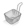 Kosár finger food ételek tálalásához, 10,5x9x6,5 cm, rozsdamentes acél | FORGAST FG11519