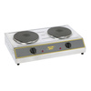 Elektromos 2 égős tűzhely, Ø23 cm, 2x2 kW, | ROLLER GRILL ELR 4