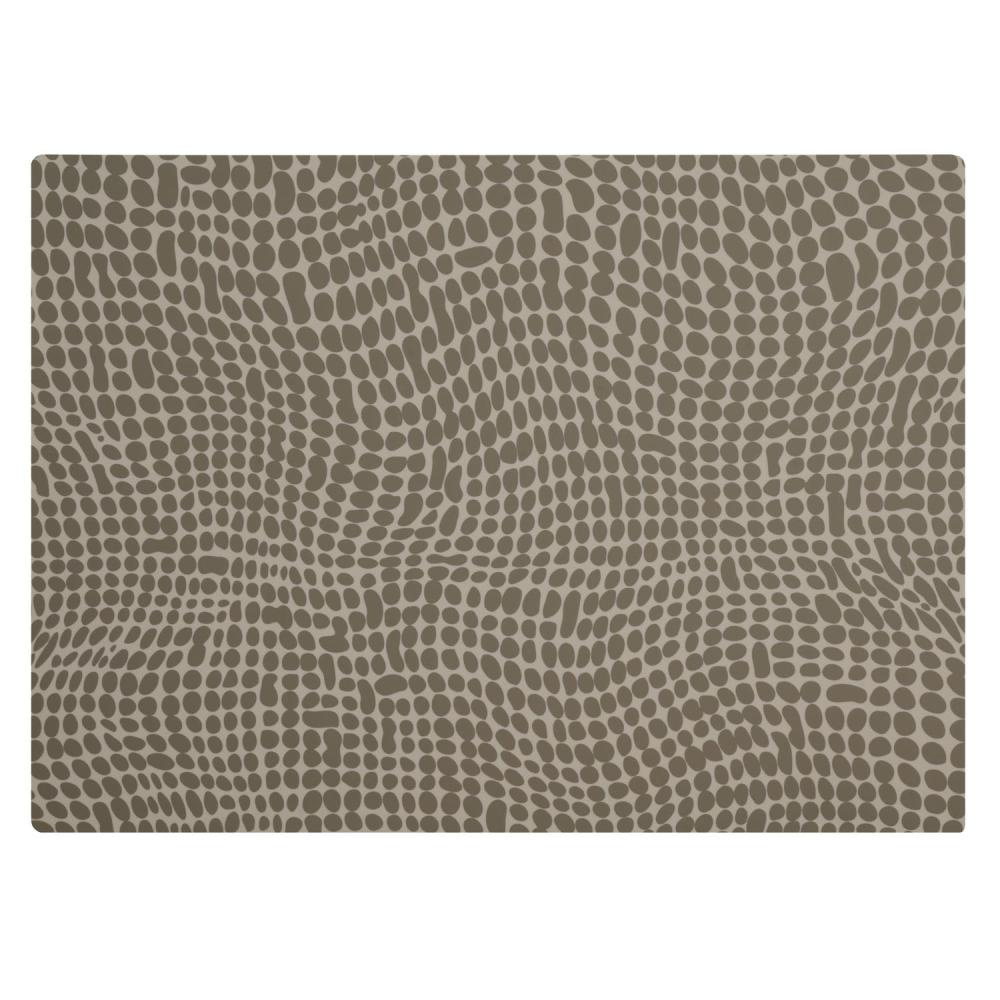 Asztali alátét VELMA, szilikon, barna, 45x33x0.1 cm | APS 60591
