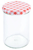 Befőttesüvegek fedéllel 435 ml, 6 darabos készlet, 12 cm magas | CONTACTO 2705/440