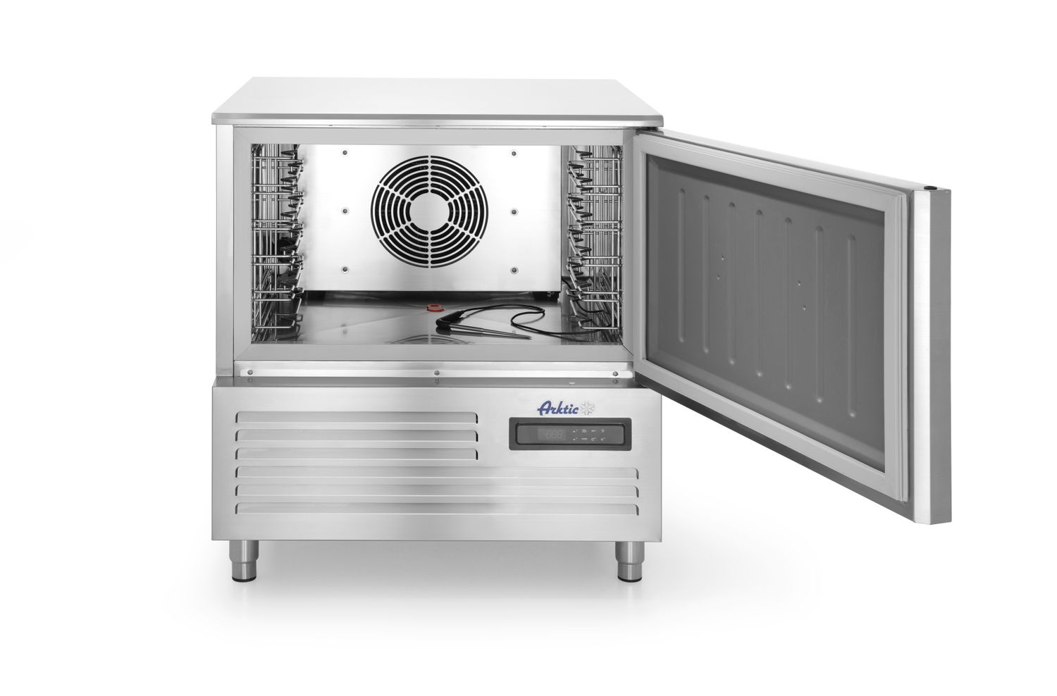 Sokkoló hűtő 5xGN1/1, 20 kg/ciklus, 1.42 kW, 75x74x85 cm | HENDI 232170