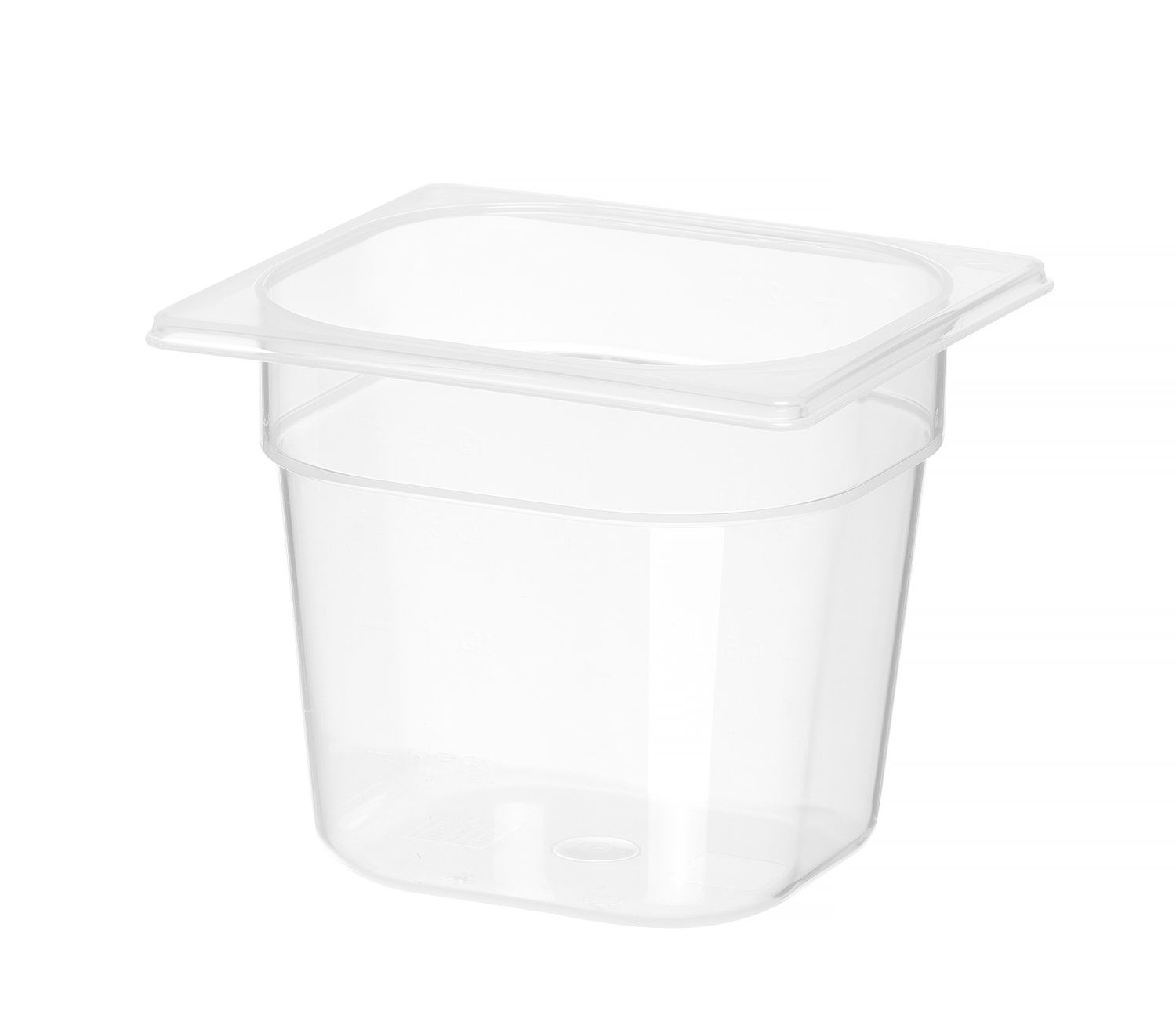 GN 1/6 tartály, 15 cm mély, polipropilénből, Profi Line | HENDI 880418