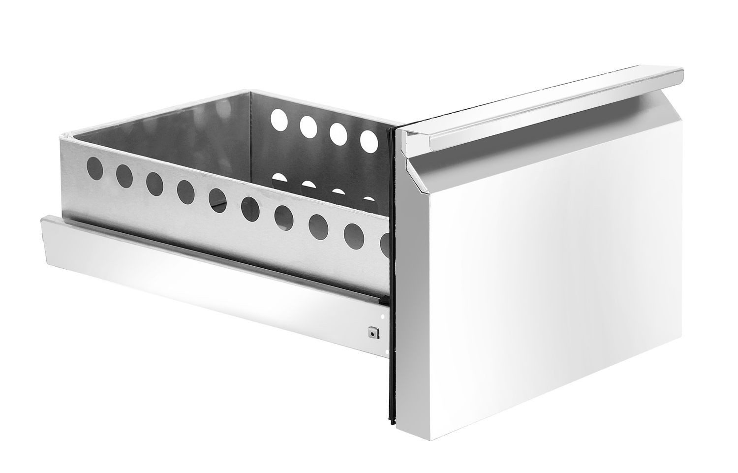Fiók vezetősínekkel oldalaggregátos hűtő- és fagyasztóasztalokhoz, 30x54.5x14.5 cm, 2 db-os készlet | ARKTIC 232071