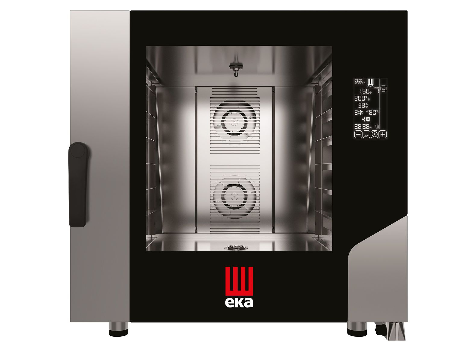 Légkeveréses elektromos kombi sütő Millenial Black Mask Bakery 6x600x400 | TECNOEKA MKF664BM