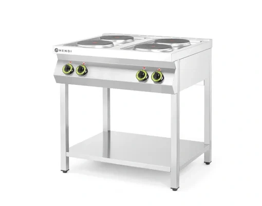 Elektromos tűzhely 4 főzőlappal, 10.4 kW, 400 V | HENDI 226223