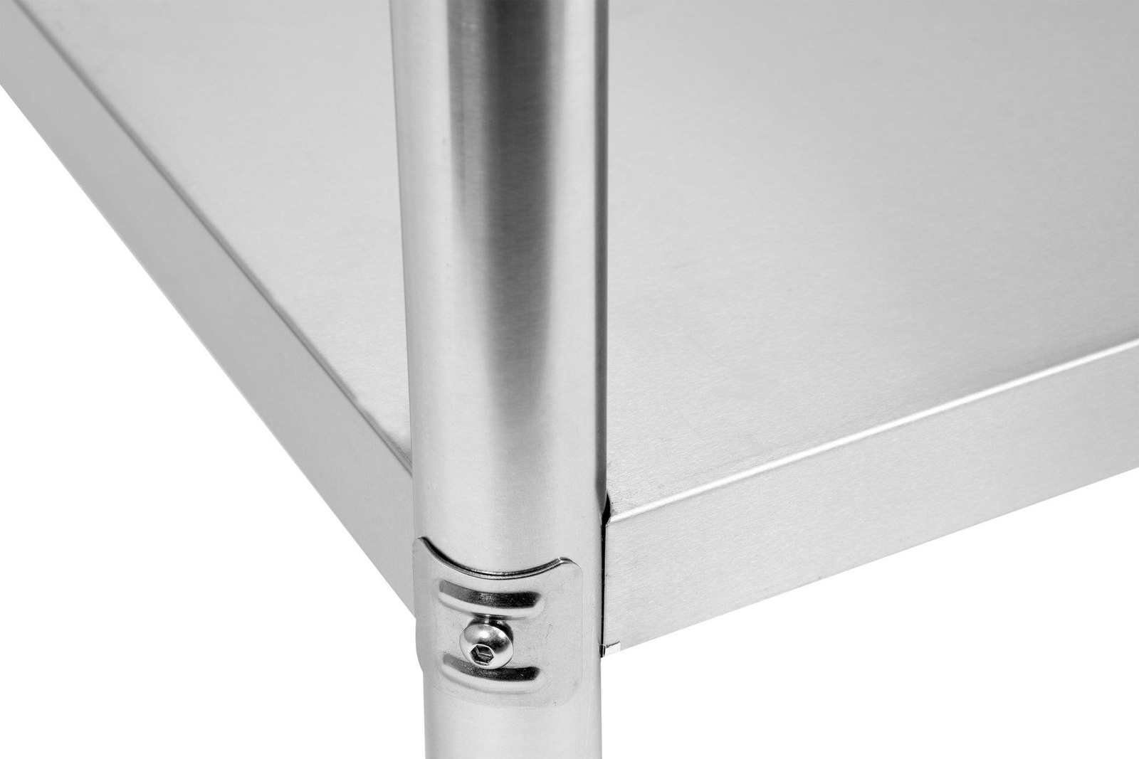 Rozsdamentes munkaasztal polccal 80x60x85 cm | YATO YG-09020
