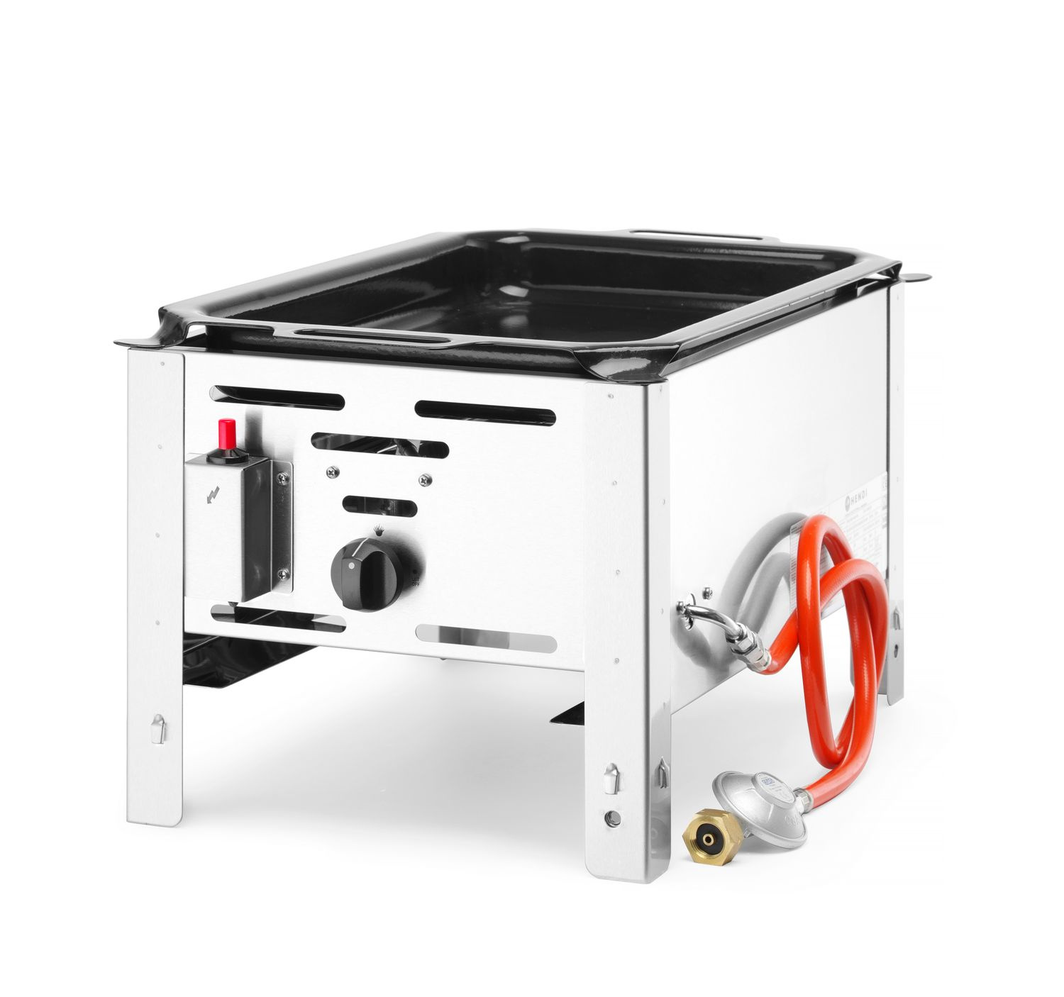 Grill Master MINI gázserpenyő, gázüzemű, 4,6 kW, 29x48 cm | HENDI 154601