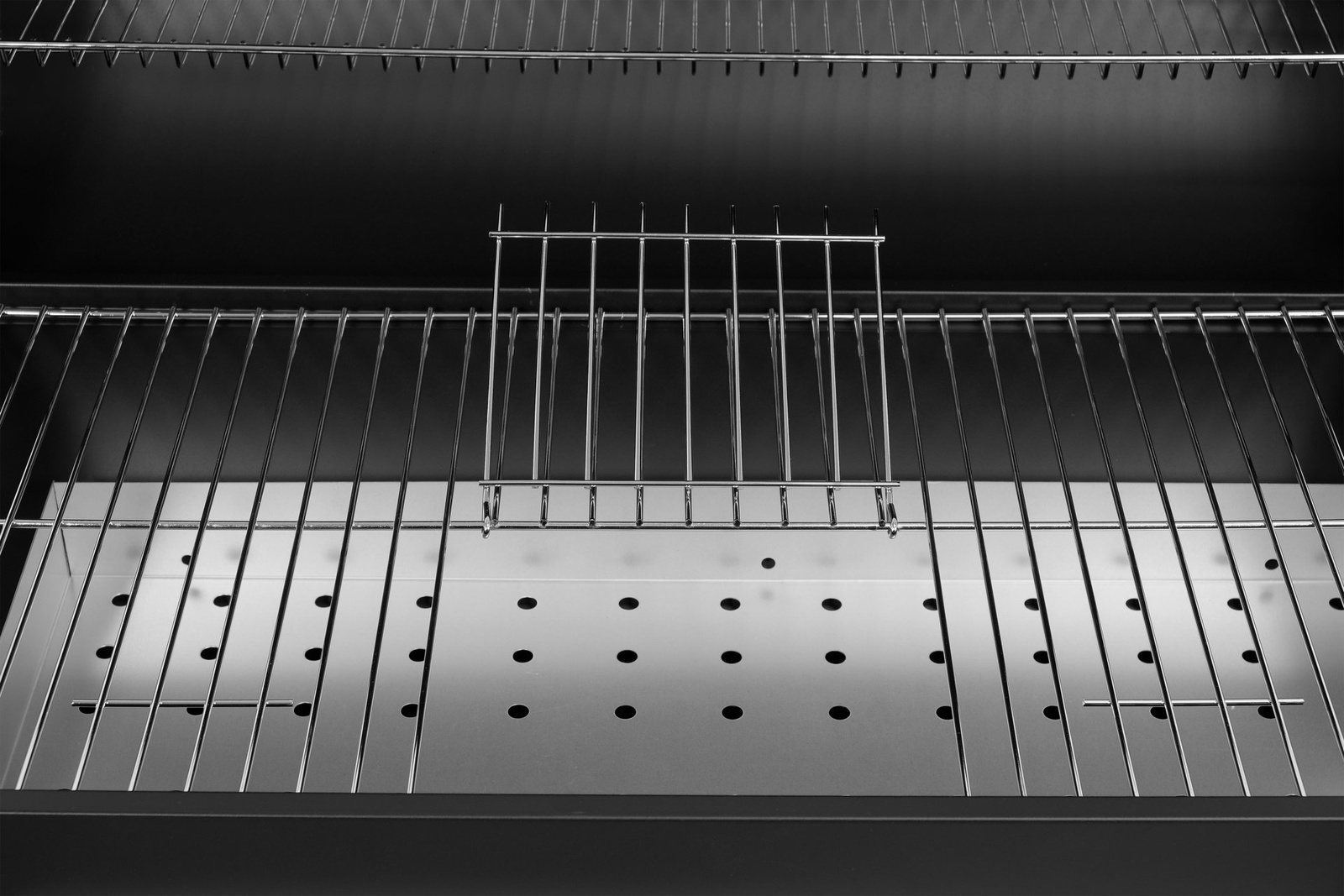 Szénsütő fedéllel, grillrács 71x34.5 cm | LUND 99908