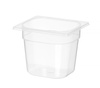 GN 1/6 tartály, 15 cm mély, polipropilénből, Profi Line | HENDI 880418