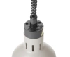 Ételek melegen tartására szolgáló függesztett lámpa, hengeres, fehér, 230V/250W | HENDI 273821
