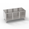 Nyitott állvány T74 120x57,5x57 cm | TECNOINOX 799003