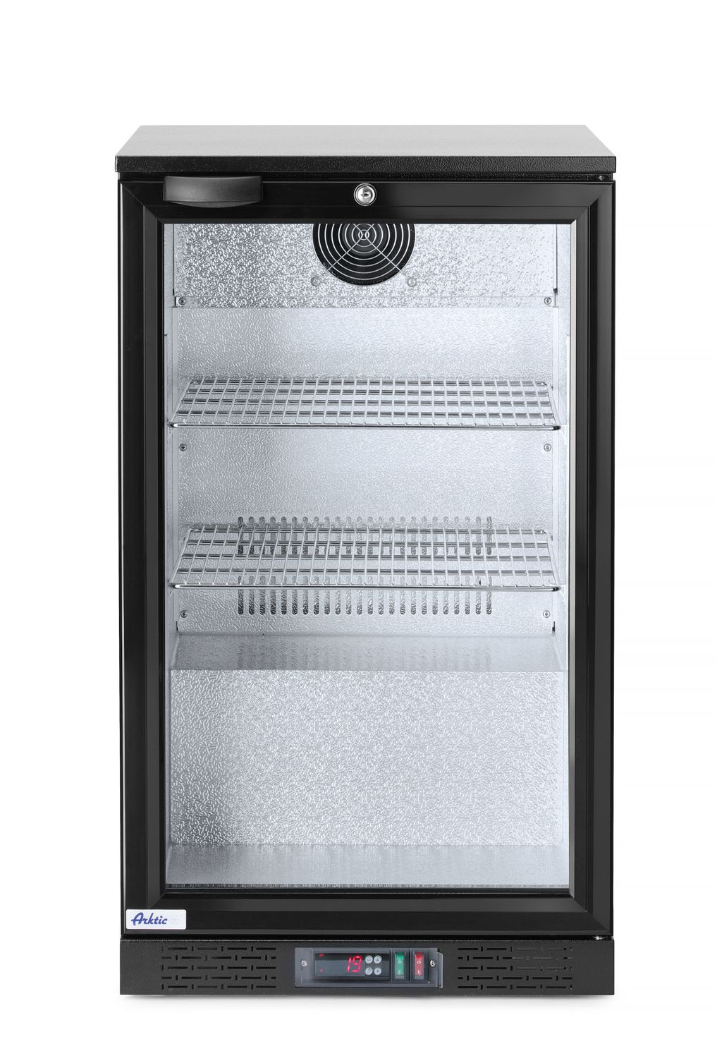 Bárital-hűtő italokhoz 118 l, alumínium, fekete, 2–10°C | ARKTIC 233900